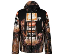 x TNF Shell-Jacke mit versiegelten Nähten - Braun