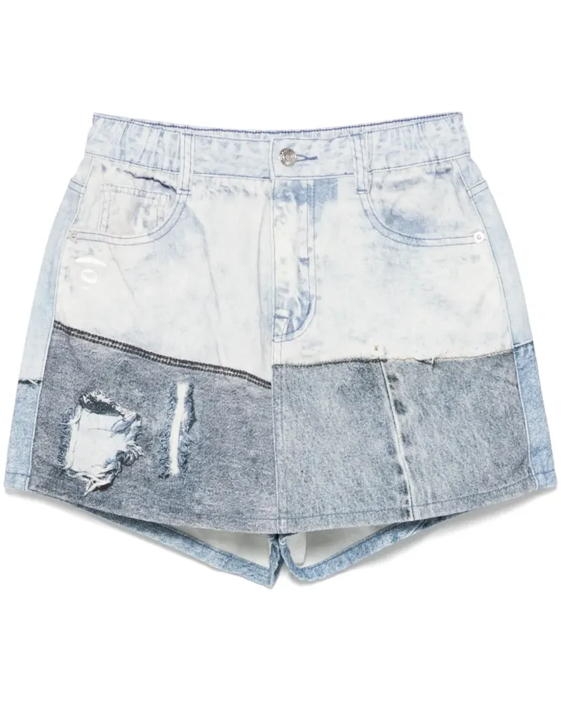 BAPE Klassische Jeans-Shorts - Blau Blau