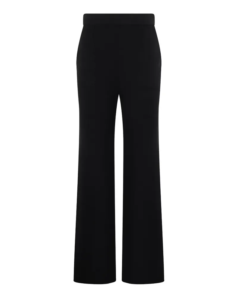 MOORER Matilde-Cwh wide-leg trousers - Schwarz Schwarz