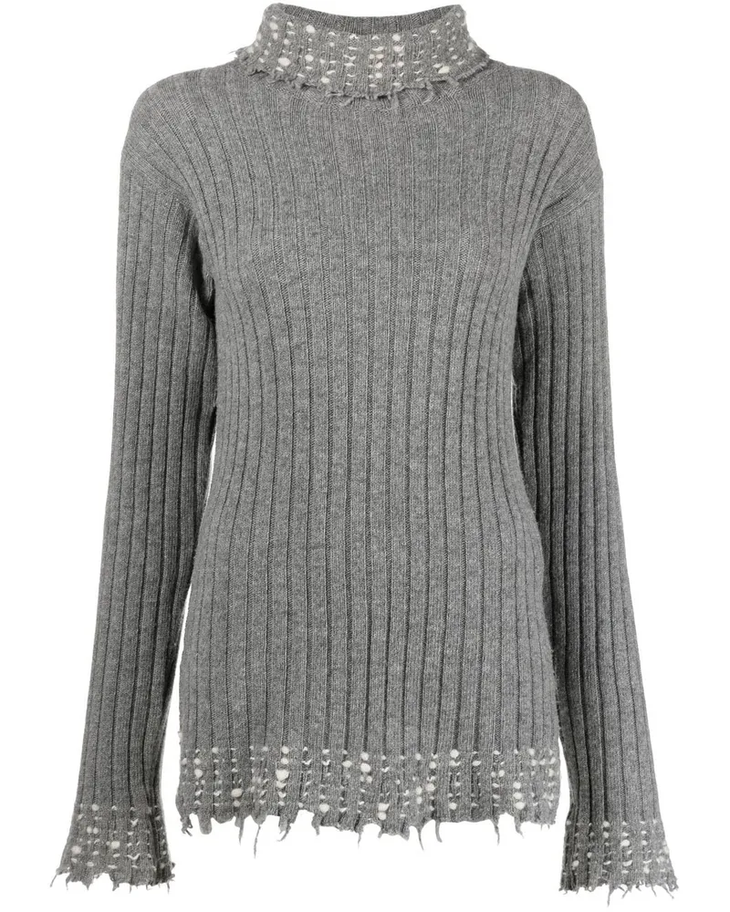 Marni Pullover mit Stehkragen - Grau Grau