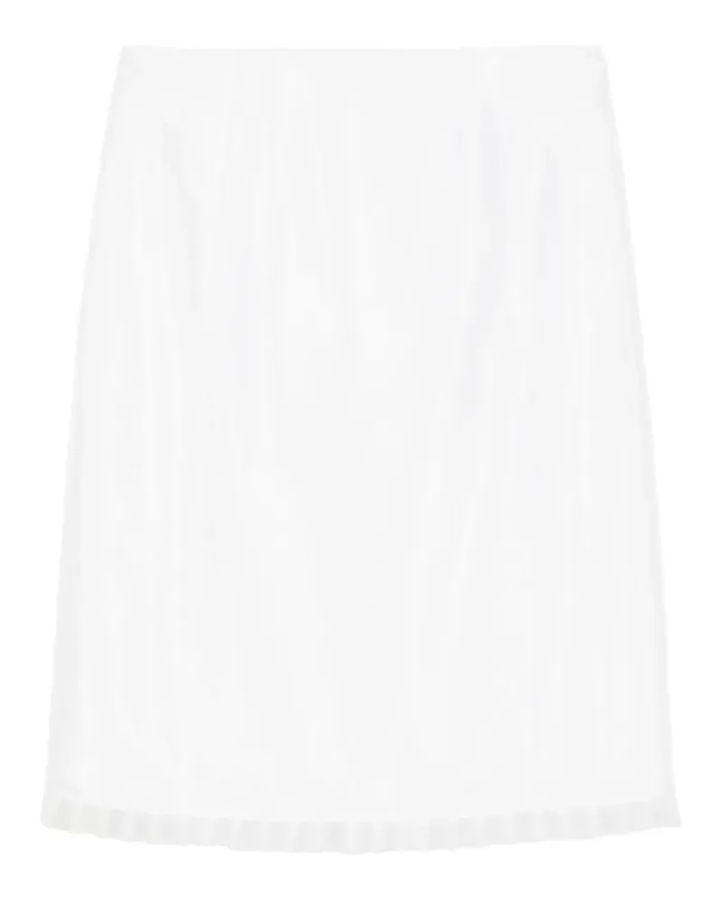 Dunst pleated midi skirt - Weiß Weiß