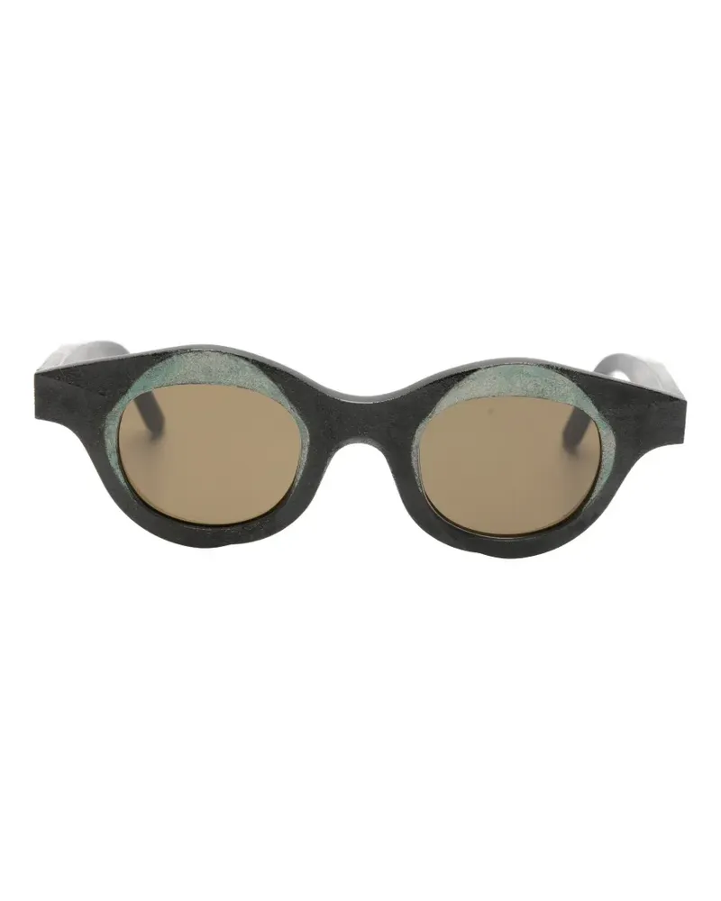RIGARDS round-frame sunglasses - Schwarz Schwarz