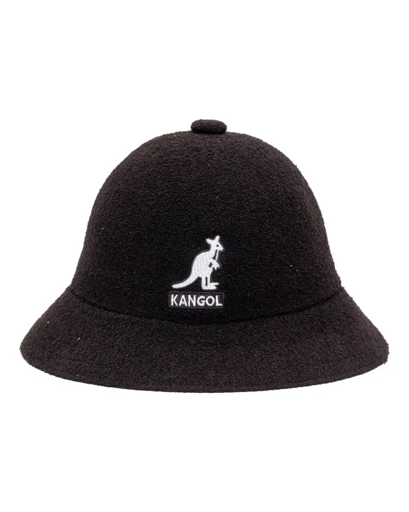 Kangol Big Logo Fischerhut - Schwarz Schwarz