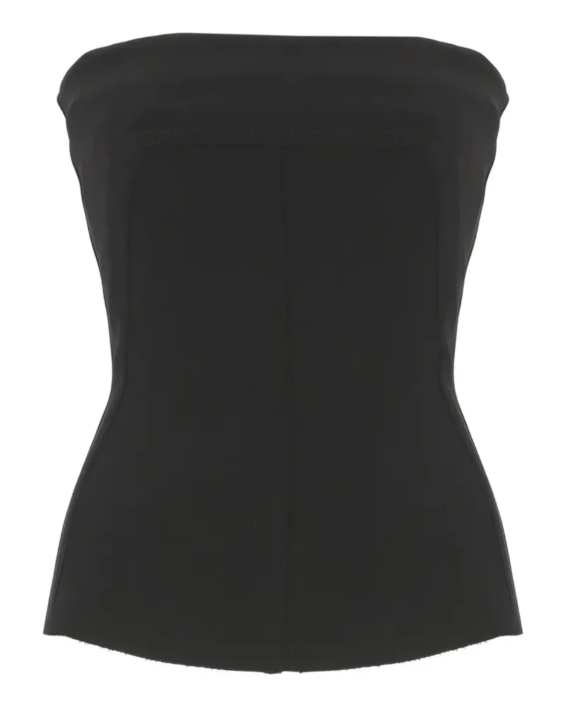 Rick Owens Ärmeloses Oberteil - Schwarz Schwarz