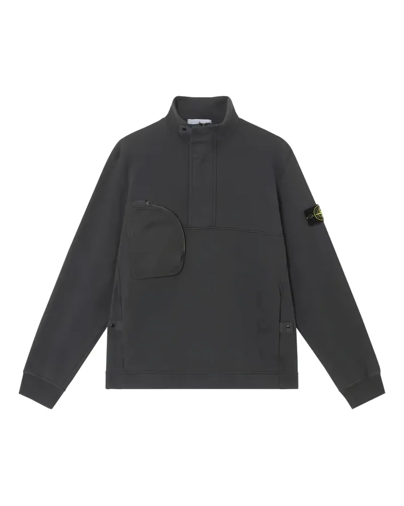 Stone Island chest-pocket sweatshirt - Grau Grau
