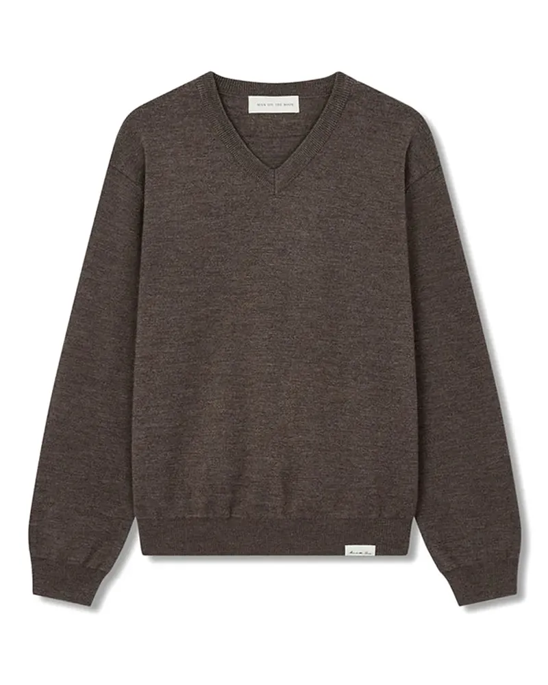 ManOnTheBoon V-neck knit pullover - Braun Braun