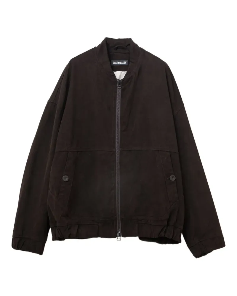 Casey Casey Mika button-pocket zip jacket - Braun Braun