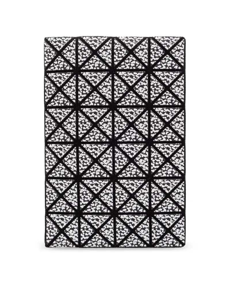 Issey Miyake Kartenetui mit geometrischem Muster - Schwarz Schwarz
