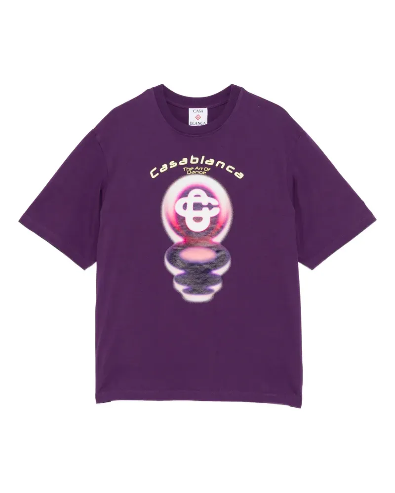 Casablanca Paris The Art of Dance T-shirt - Violett Violett