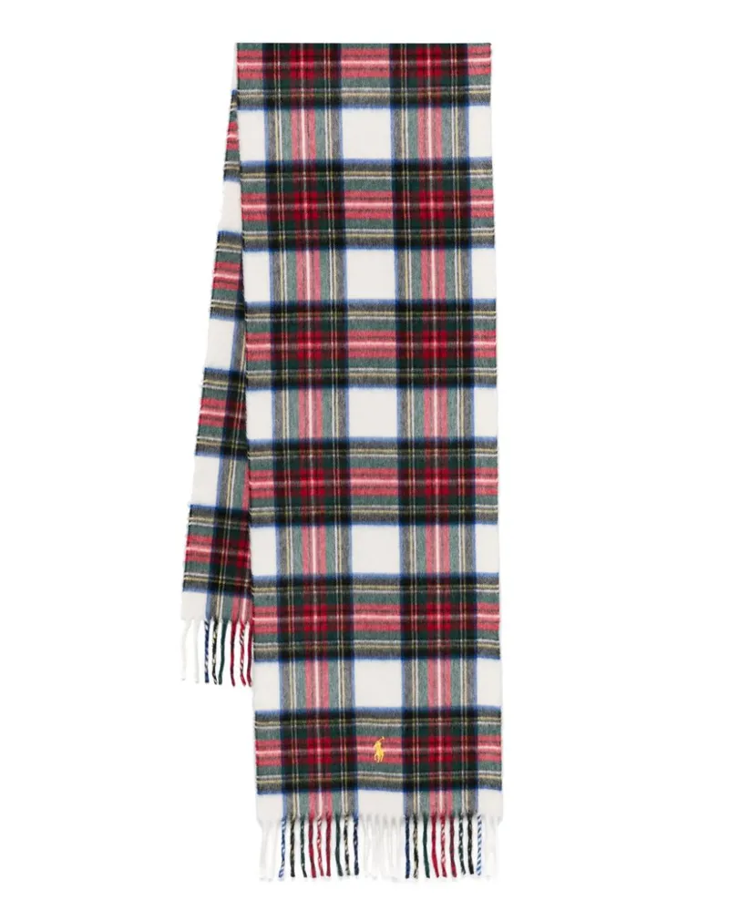Ralph Lauren Karierter Schal - Rot Rot