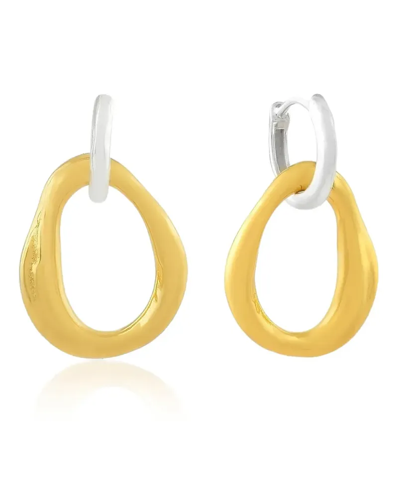 Shyla Meridien hoop earrings - Gold Gold