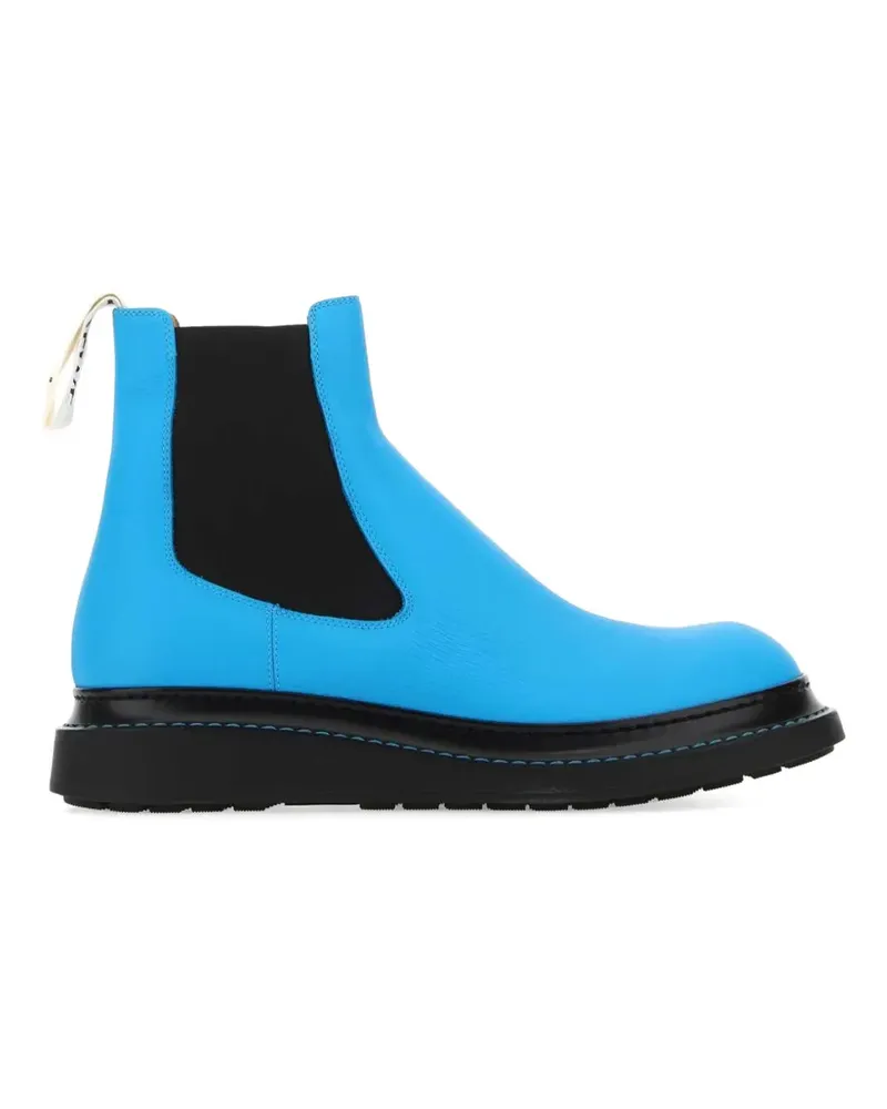 Loewe leather chelsea boots - Blau Blau