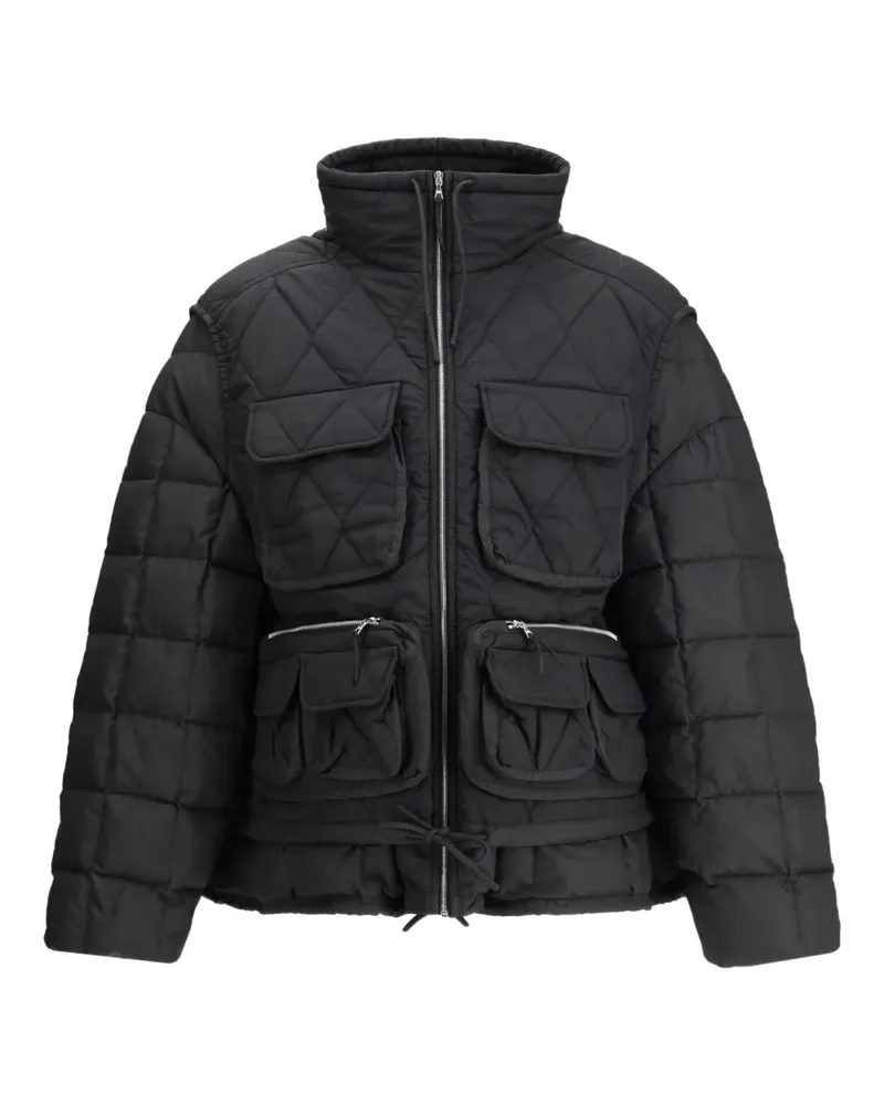 IENKI IENKI Ember Jacke mit gesteppten Taschen - Schwarz Schwarz