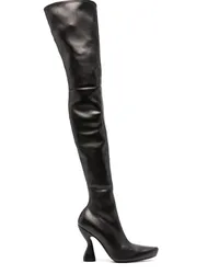 Lanvin Overknee-Stiefel 100mm Schwarz