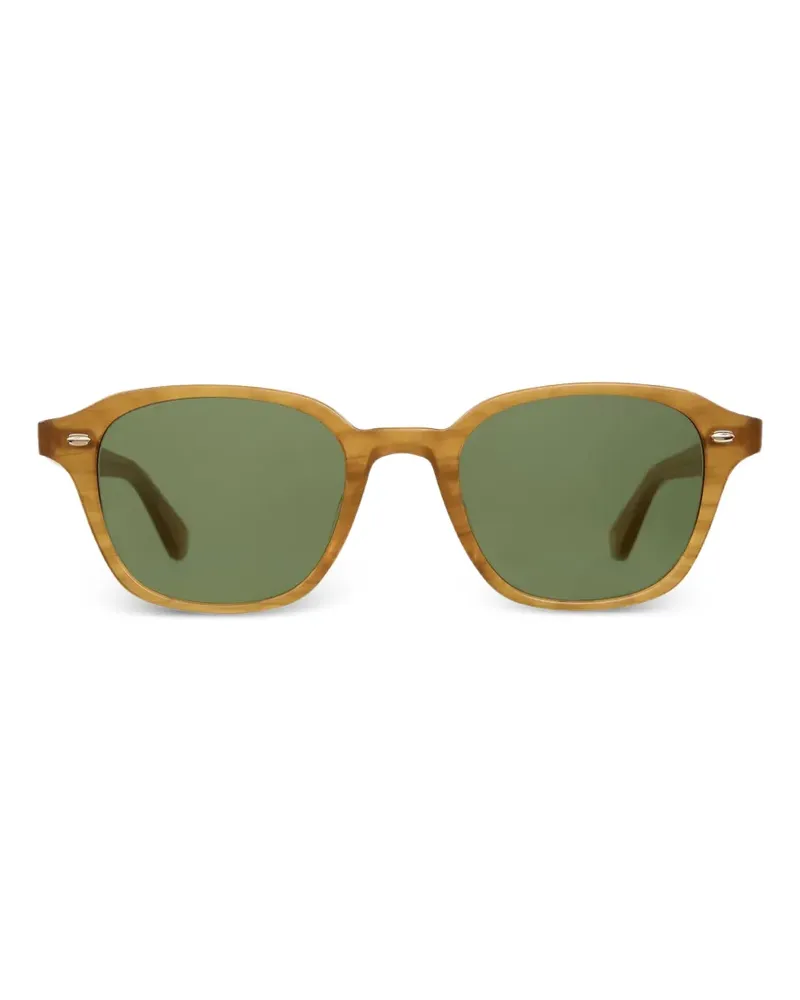 Garrett Leight Lachman geometric-frame sunglasses - Braun Braun