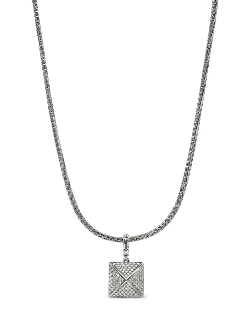 John Hardy Icon diamond necklace - Silber Silber