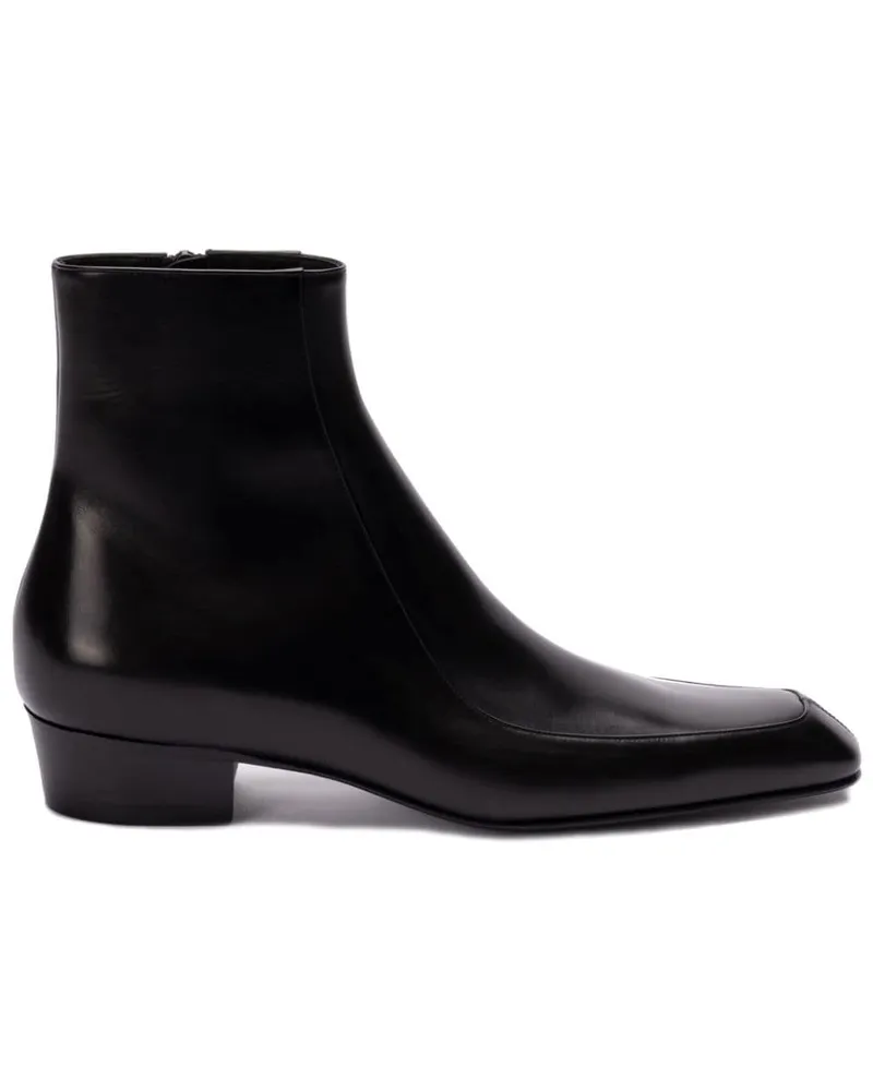 Saint Laurent Augustin Stiefel - Schwarz Schwarz