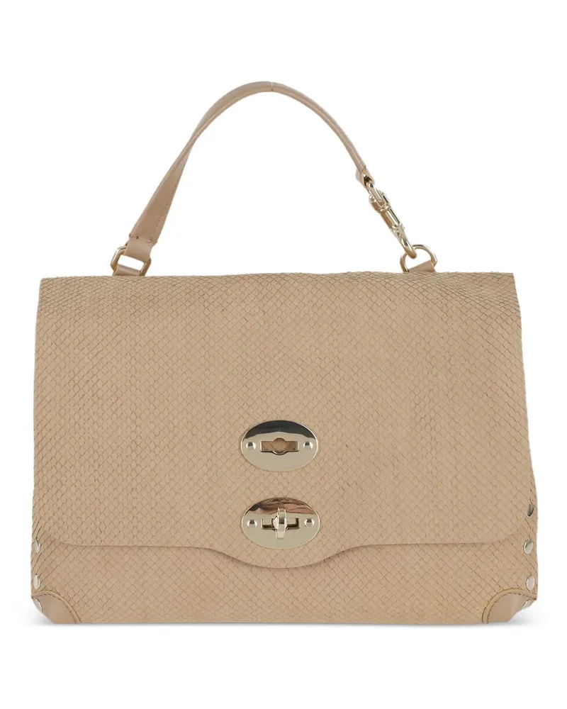 Zanellato Kleine Postina Satchel-Tasche - Nude Nude