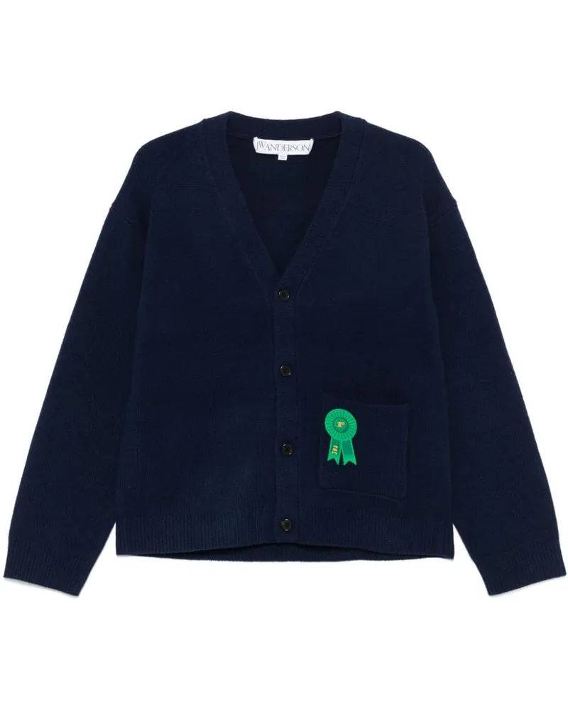 J.W.Anderson Rosette Cardigan - Blau Blau