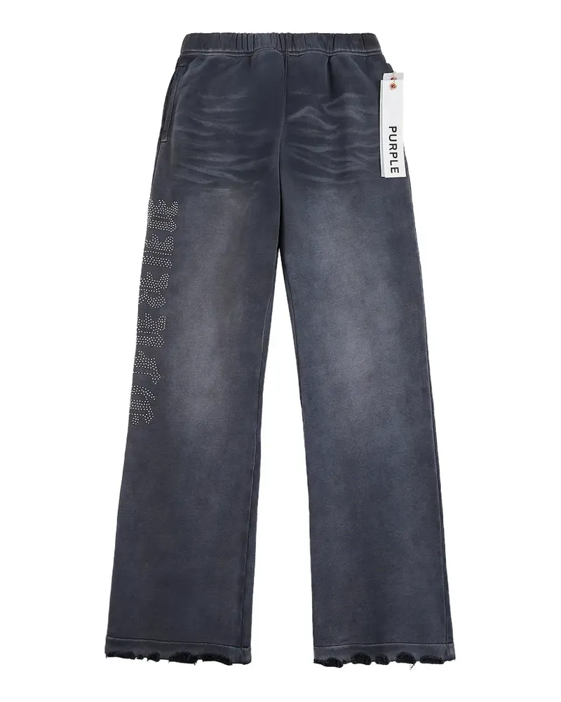 PURPLE BRAND studded-detail track pants - Schwarz Schwarz