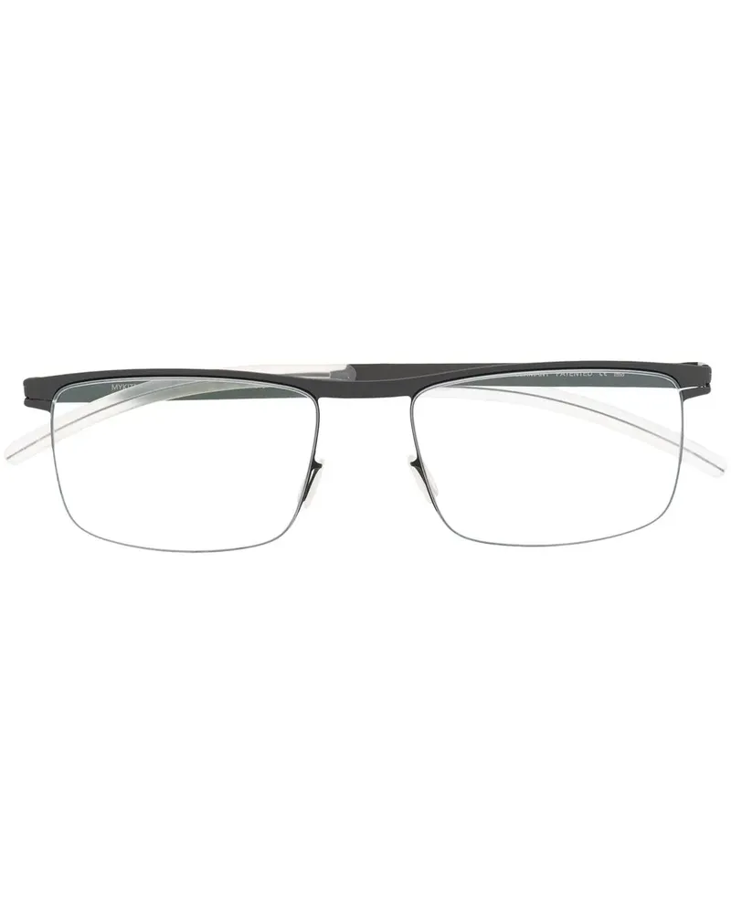 Mykita Brille mit eckigem Gestell - Grau Grau