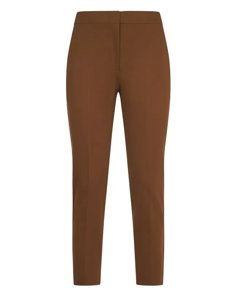Max Mara Klassische Tapered-Hose - Braun Braun