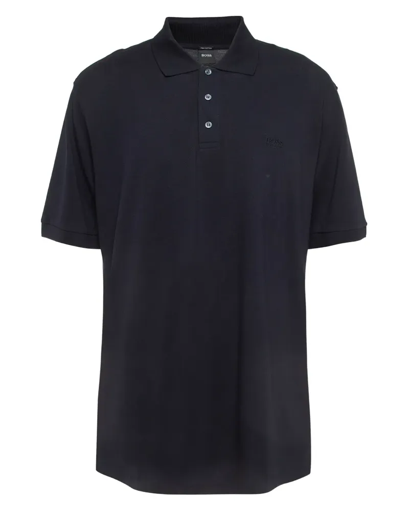 HUGO BOSS Pre-owned Poloshirt mit Logo - Schwarz Schwarz