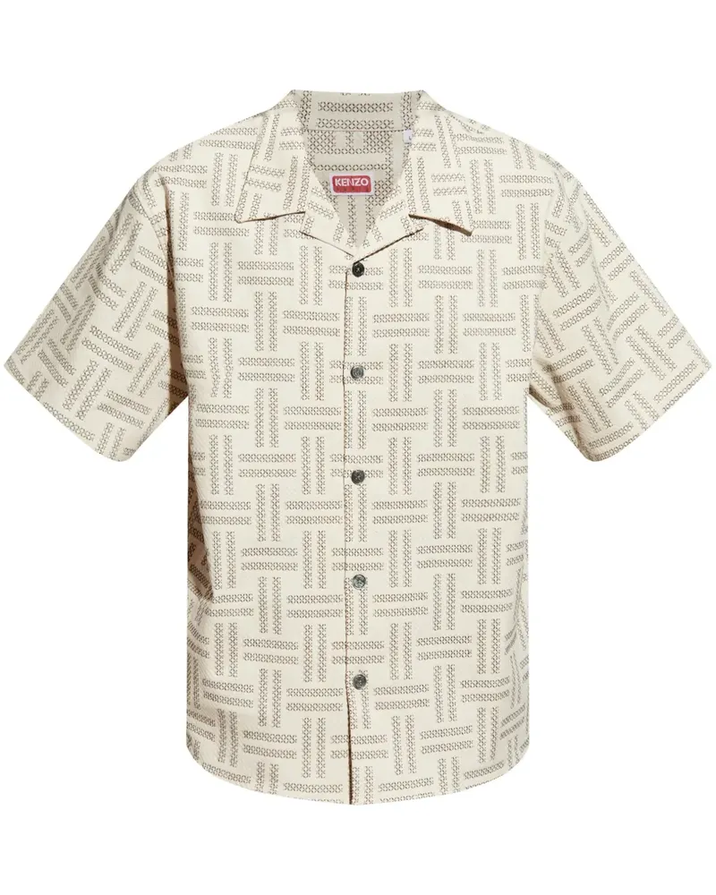 Kenzo Weave Hemd - Nude Nude