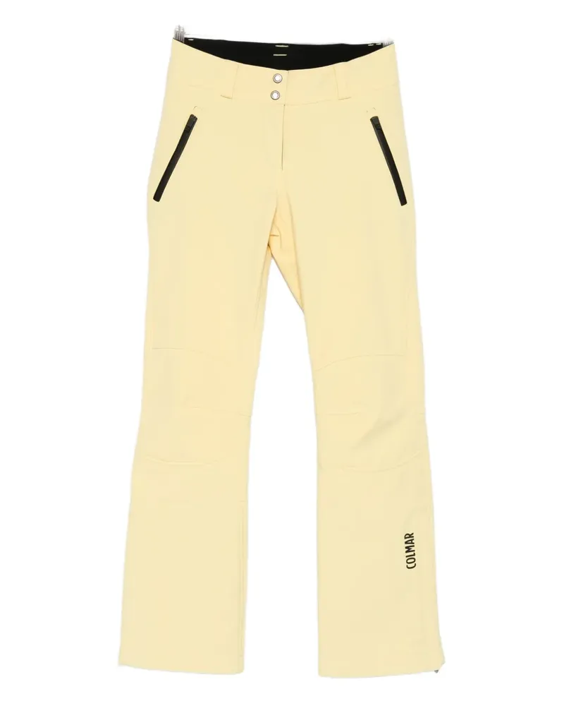 Colmar zip-detail ski trousers - Gelb Gelb