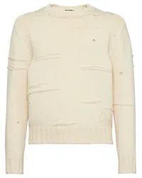 Dsquared2 Pullover mit Logo-Stickerei Nude