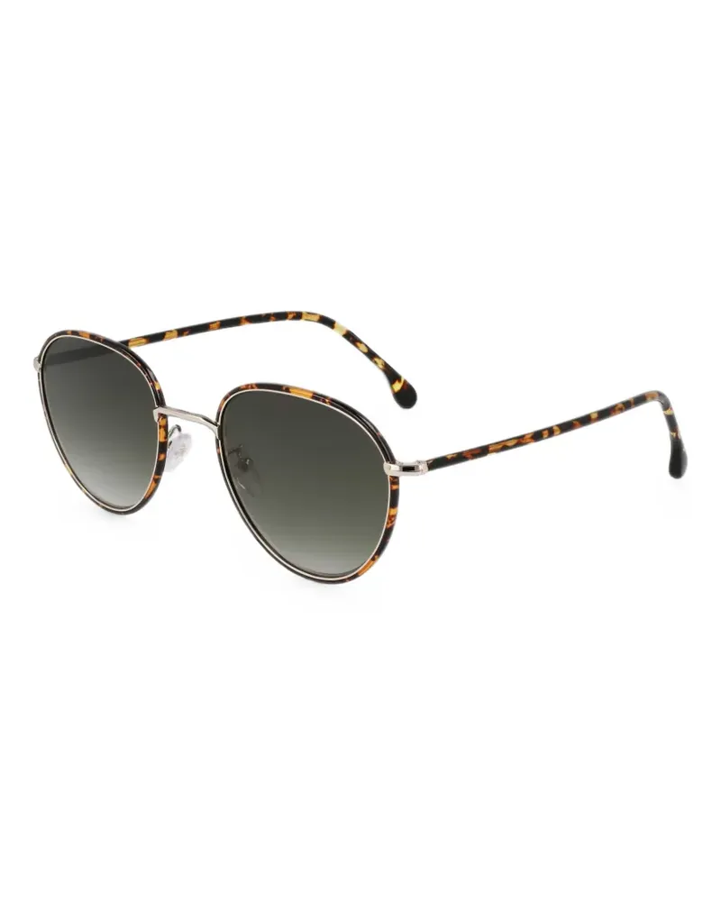 Paul Smith tortoiseshell-effect round-frame sunglasses - Braun Braun