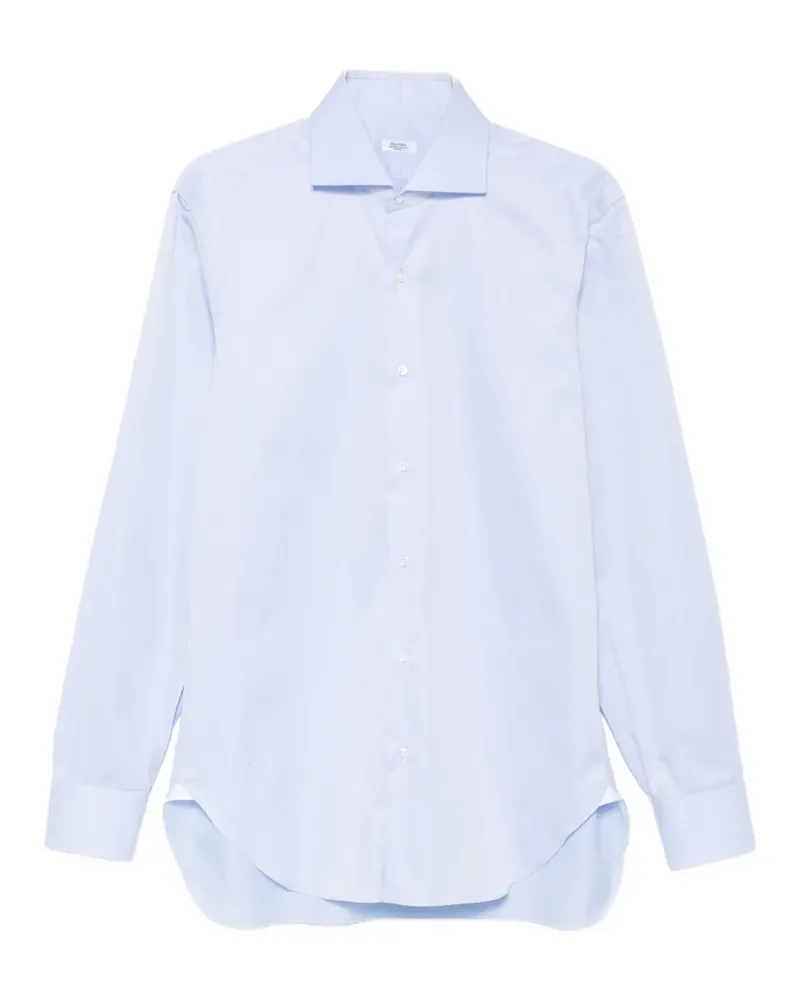 BARBA Hemd mit Eton-Kragen - Blau Blau