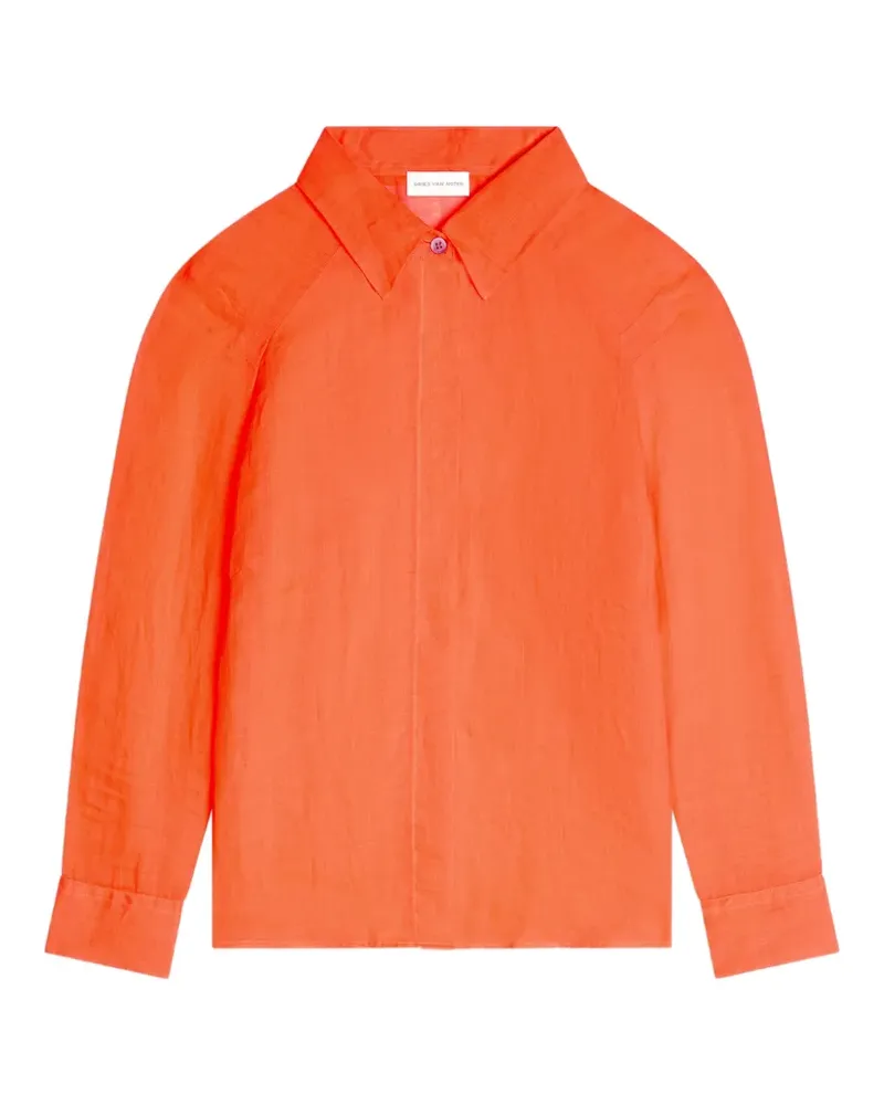 Dries van Noten Klassisches Hemd - Rot Rot