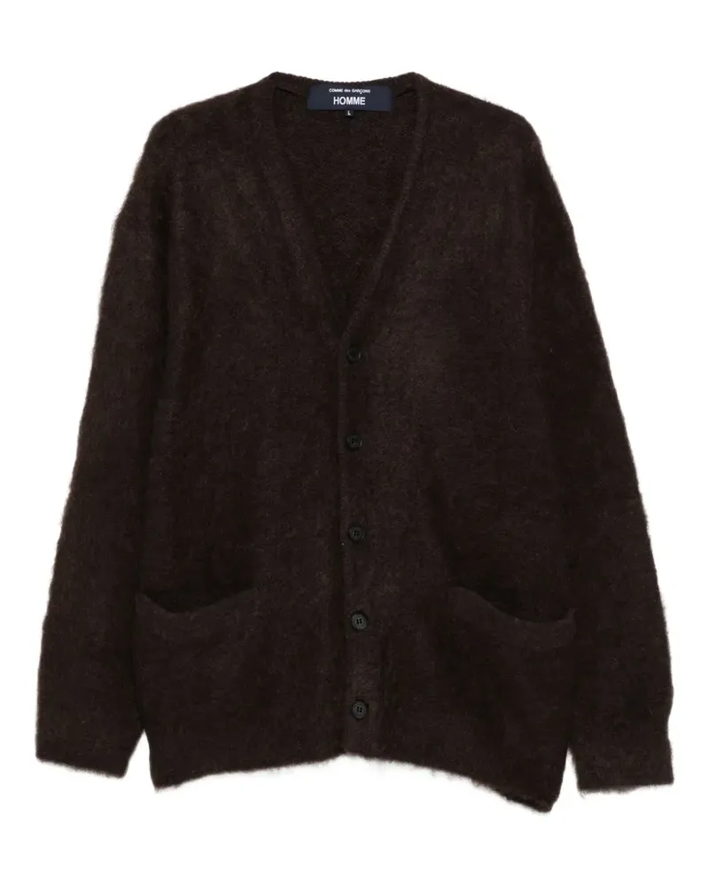 Comme des Garçons Cardigan mit V-Ausschnitt - Braun Braun