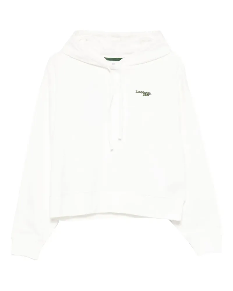 Lacoste Klassischer Hoodie - Weiß Weiß
