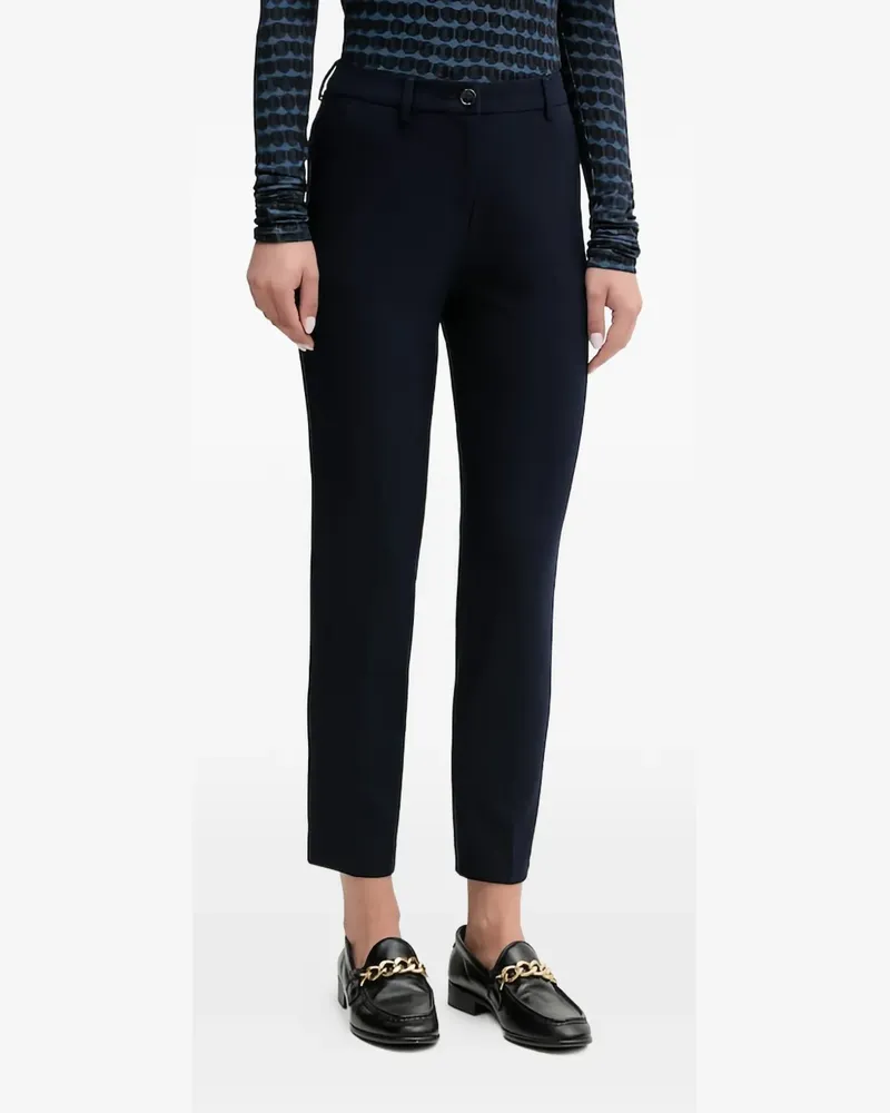 Benetton Geknöpfte Hose - Blau Blau