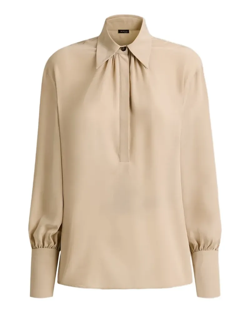 Kiton Bluse mit geknöpftem Kragen - Nude Nude