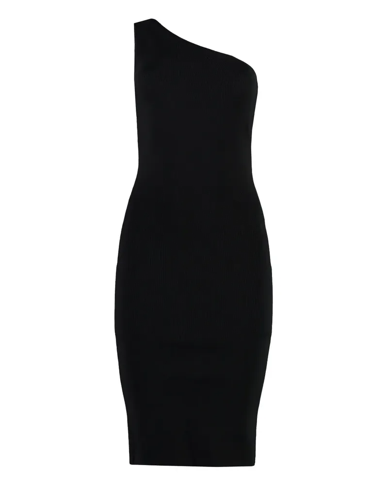 Yves Salomon Gestricktes Midikleid - Schwarz Schwarz