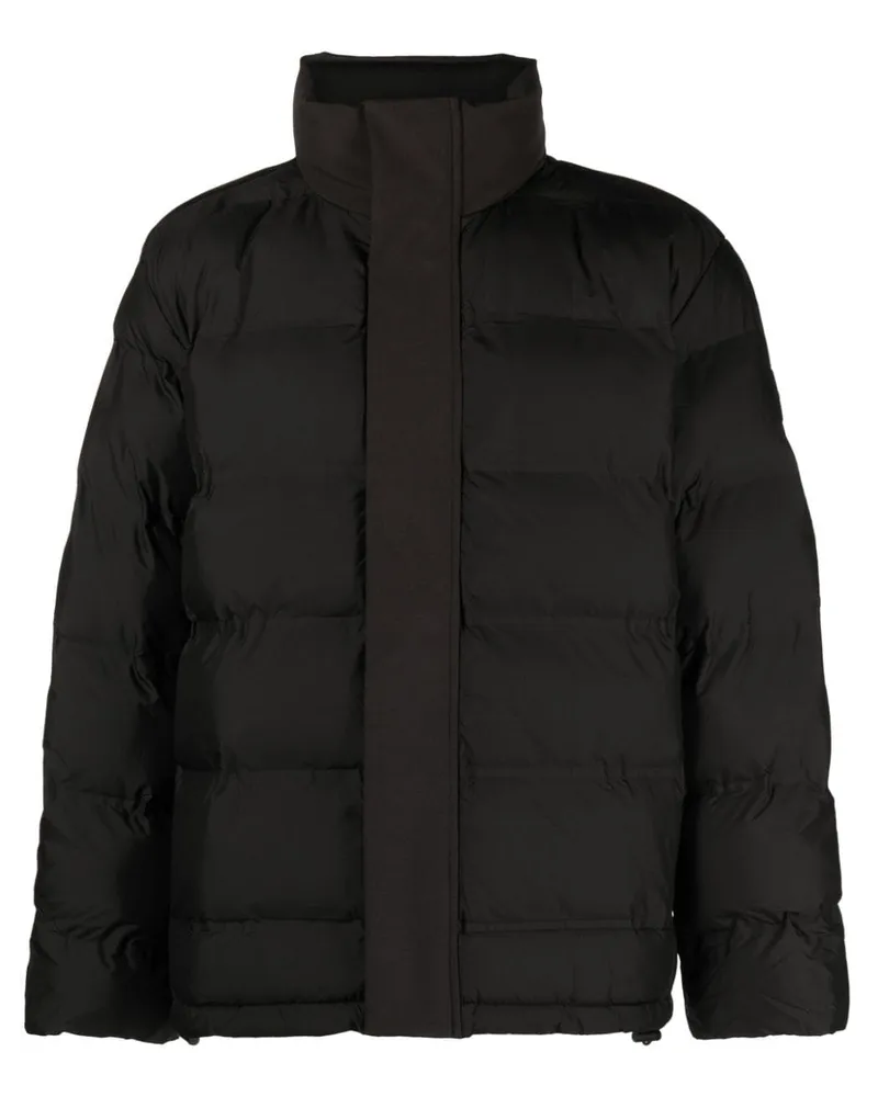Calvin Klein Gefütterte Jacke mit Stehkragen - Schwarz Schwarz
