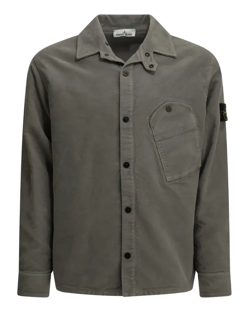 Stone Island Hemd mit Brusttaschen - Grau Grau