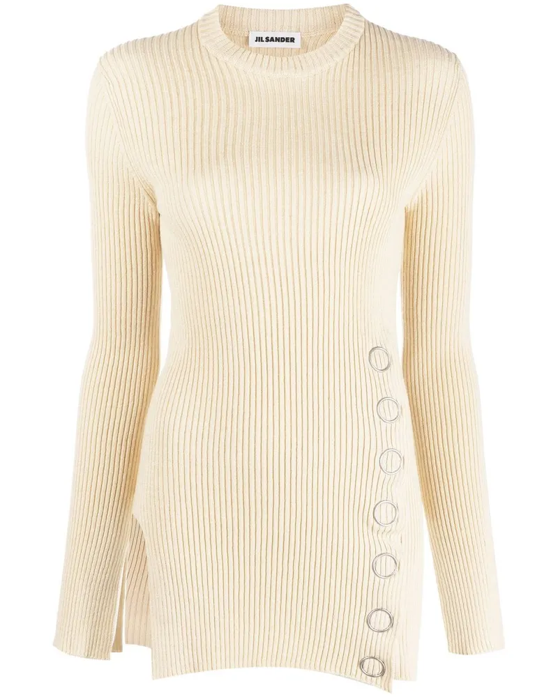 Jil Sander Geripptes Oberteil - Nude Nude