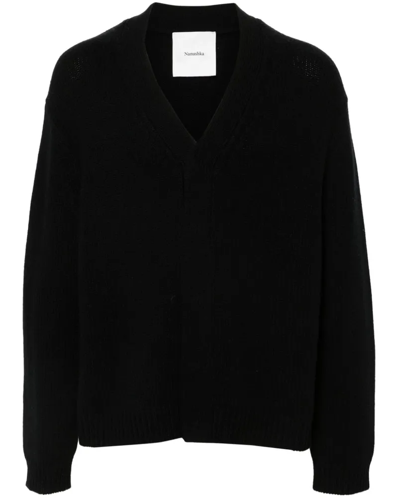 Nanushka Braye Cardigan - Schwarz Schwarz