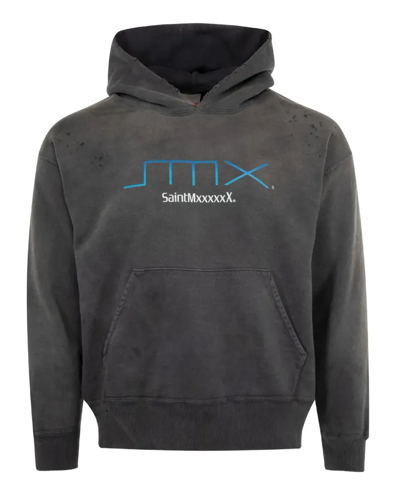 SAINT MXXXXXX SMX Hoodie - Schwarz Schwarz