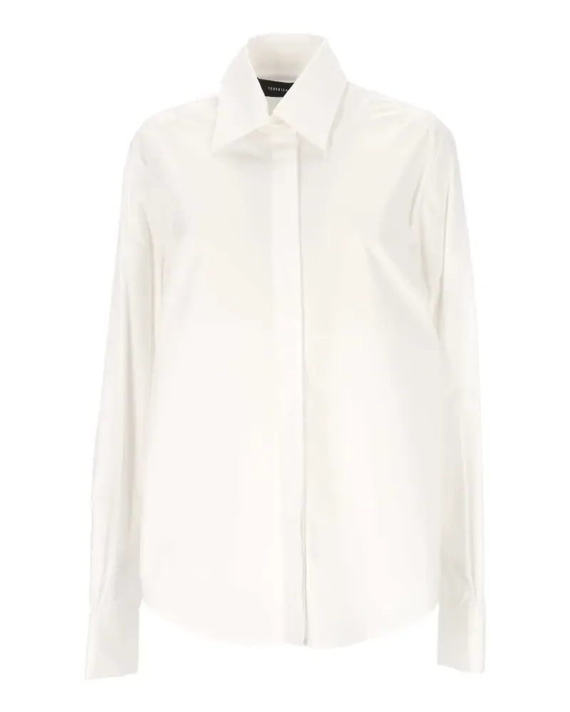 Federica Tosi long-sleeve shirt - Weiß Weiß