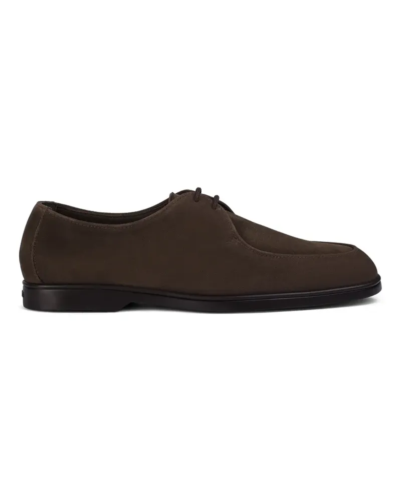 Doucal´s Schnürschuhe aus Wildleder - Braun Braun