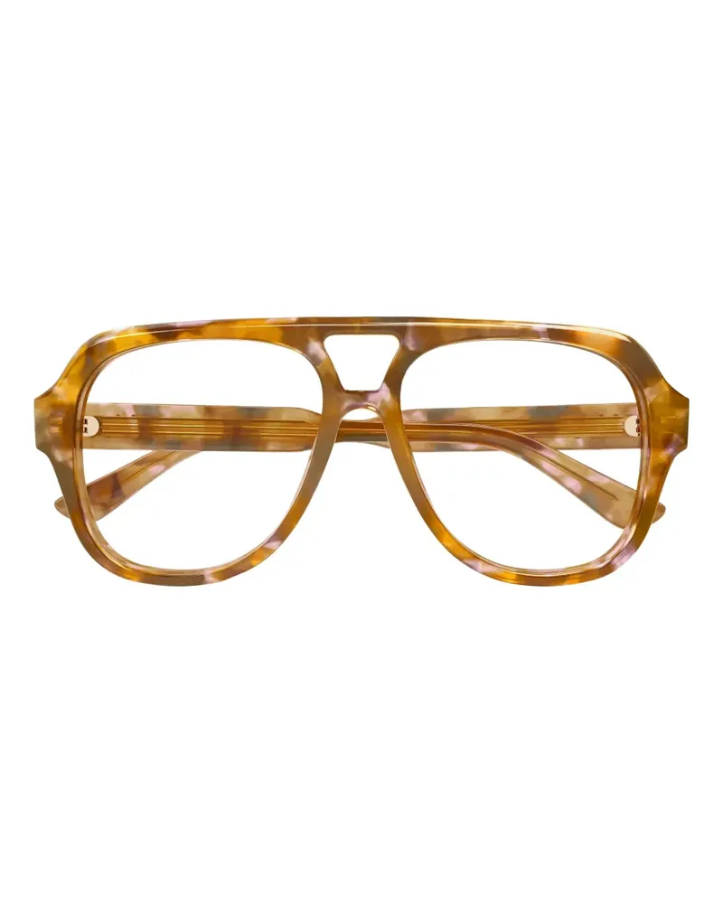 Chloé CH0339O Brille mit Lochstickerei - Braun Braun