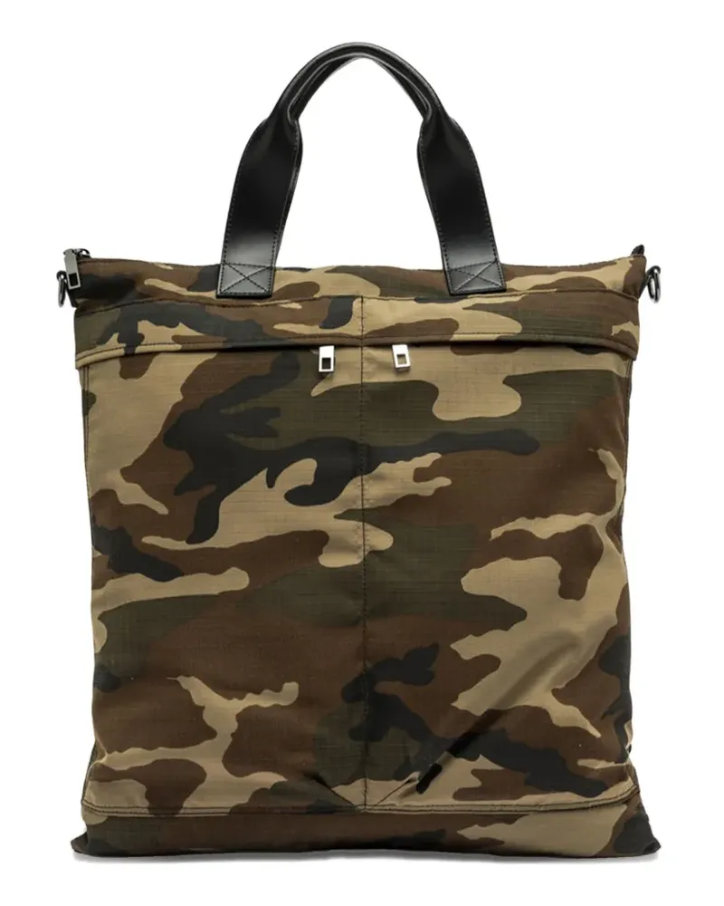 Gianni Chiarini Rucksack mit Camouflagemuster - Nude Nude