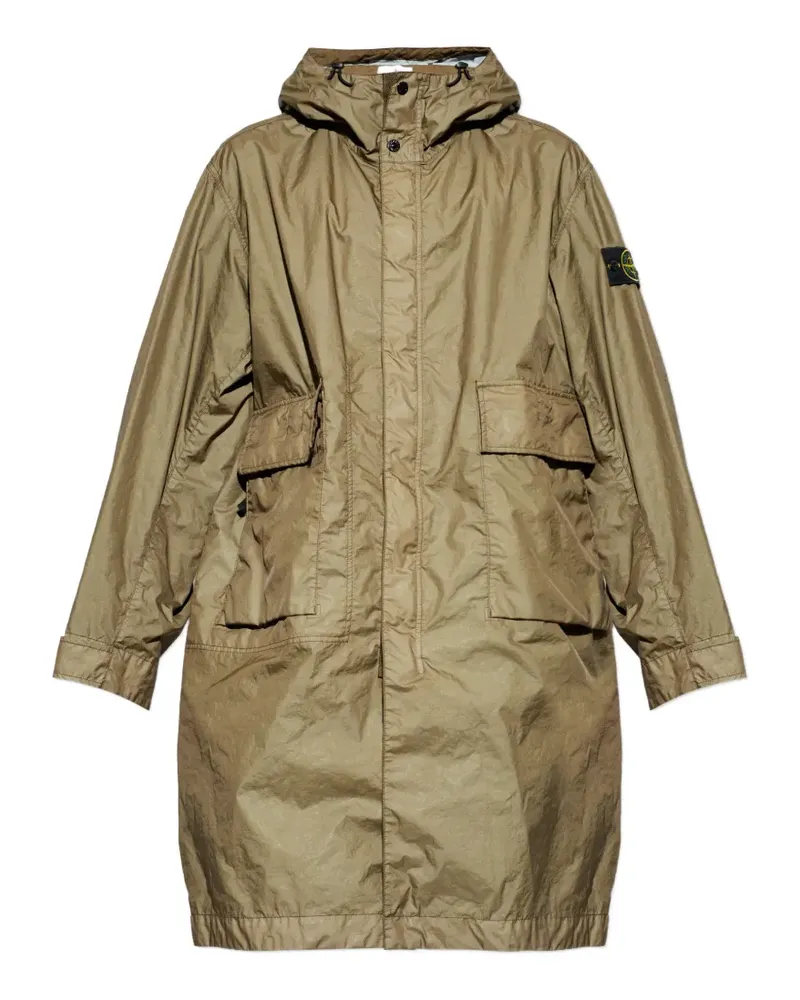 Stone Island MEMBRANA 3L TC Kapuzenmantel - Grün Grün