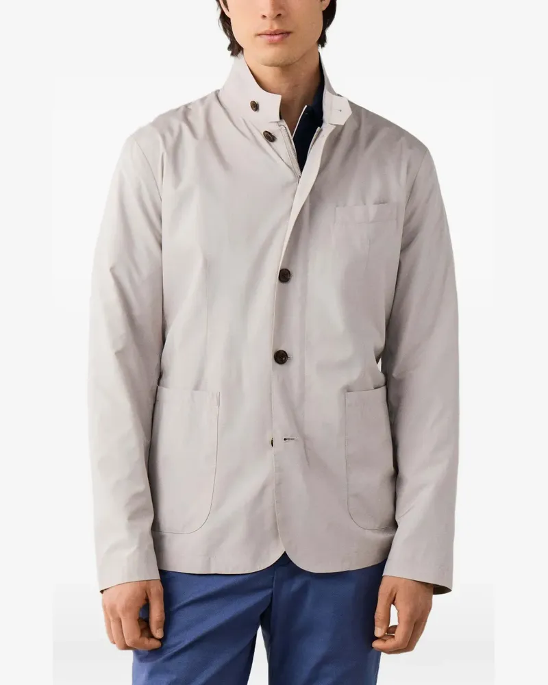 Hackett Jacke mit Brusttasche - Grau Grau