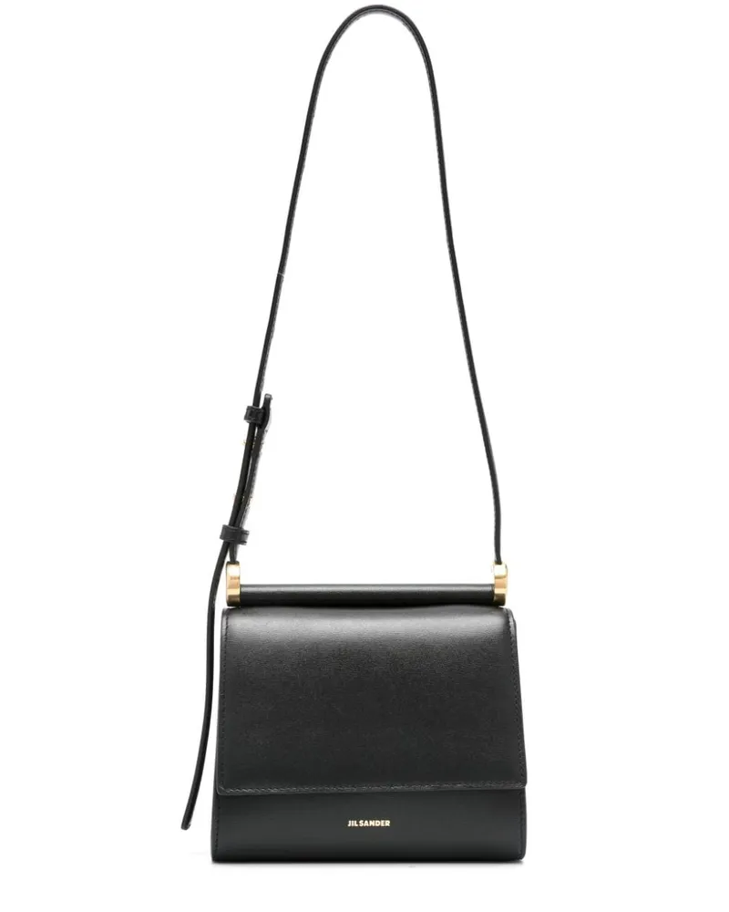 Jil Sander Ghost Mini-Tasche - Schwarz Schwarz